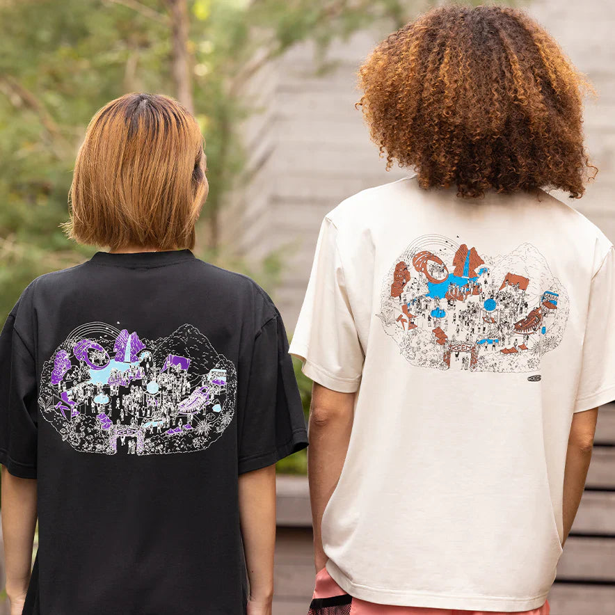 KEEN HARVEST PARK TEE BLACK