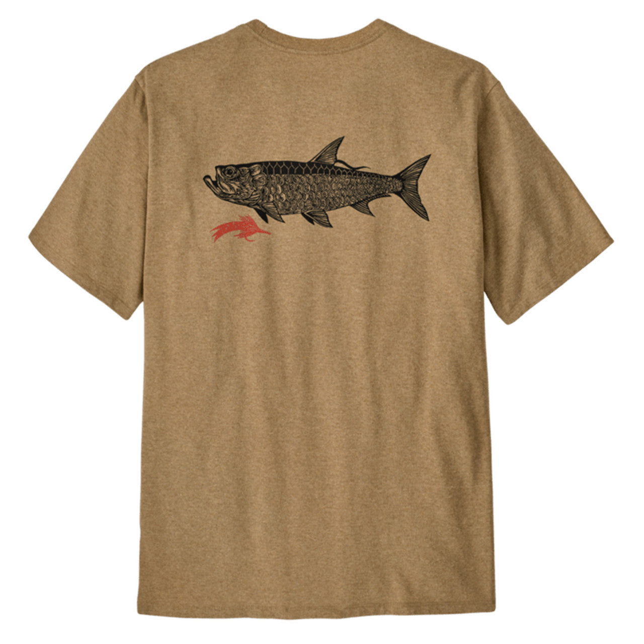 PATAGONIA M'S TAKE A STAND RESPONSIBILI-TEE - SALTY ROACH: BOBCAT BROWN