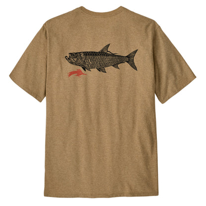 PATAGONIA M'S TAKE A STAND RESPONSIBILI-TEE - SALTY ROACH: BOBCAT BROWN