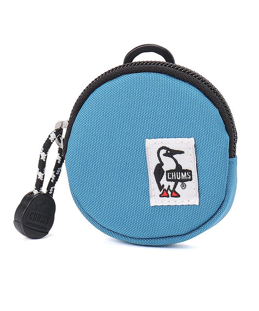 CHUMS RECYCLE ROUND COIN CASE - DULL BLUE