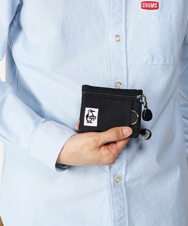 CHUMS RECYCLE KEY COIN CASE - BLACK