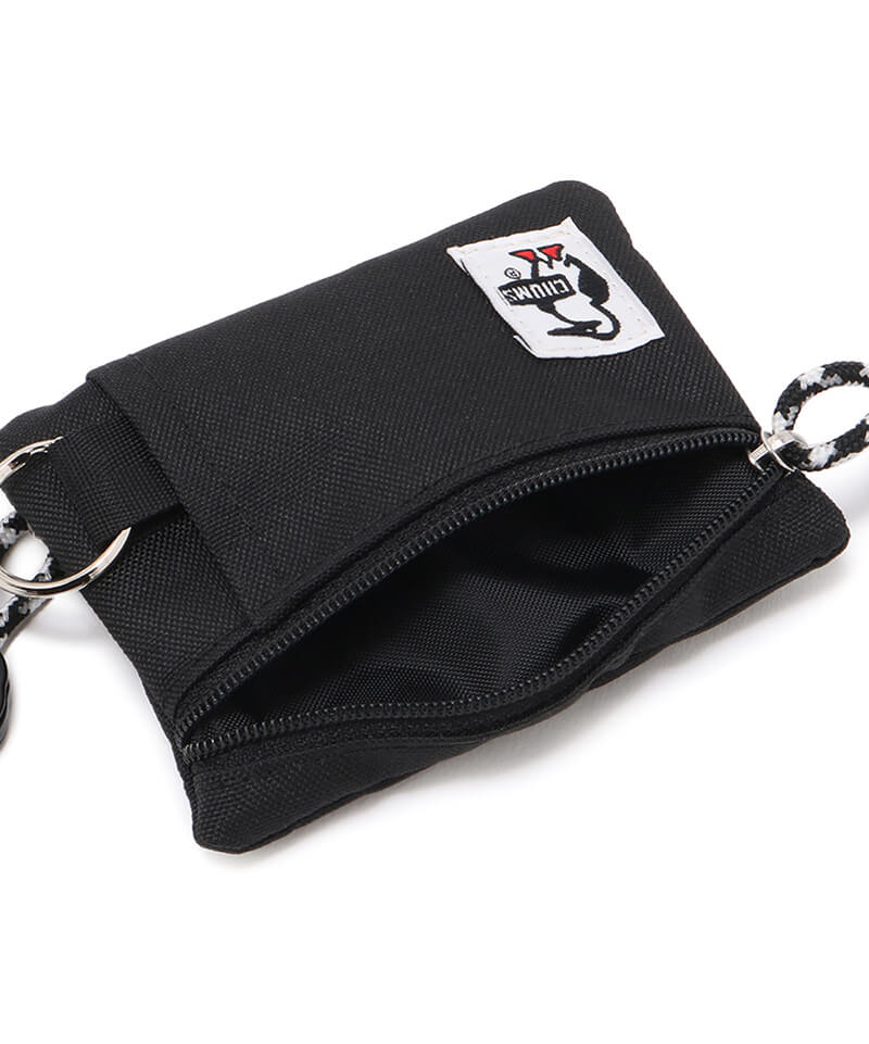 CHUMS RECYCLE KEY COIN CASE - BLACK