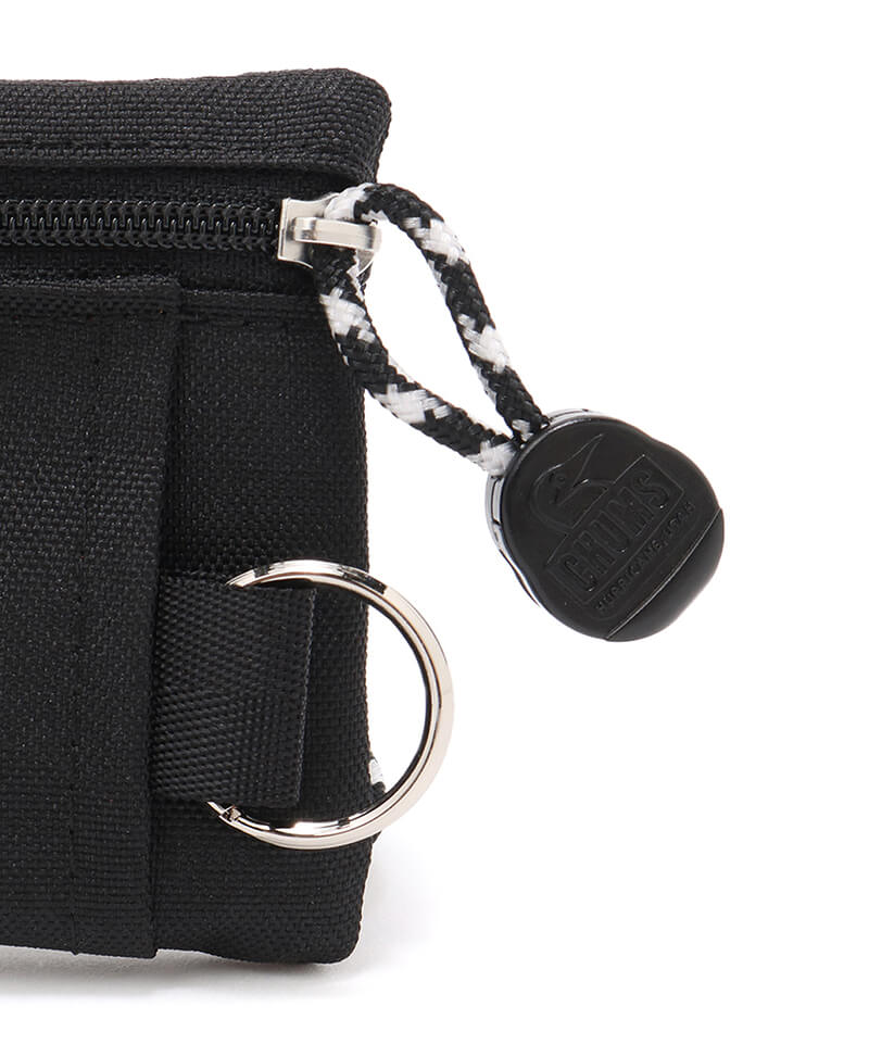 CHUMS RECYCLE KEY COIN CASE - BLACK