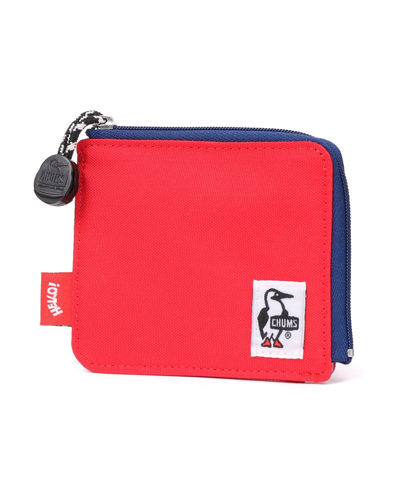 CHUMS RECYCLE L-SHAPED ZIP WALLET