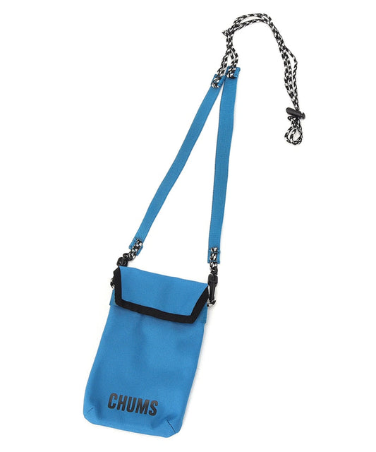 CHUMS RECYCLE ROPE PHONE SHOULDER BAG - DULL BLUE