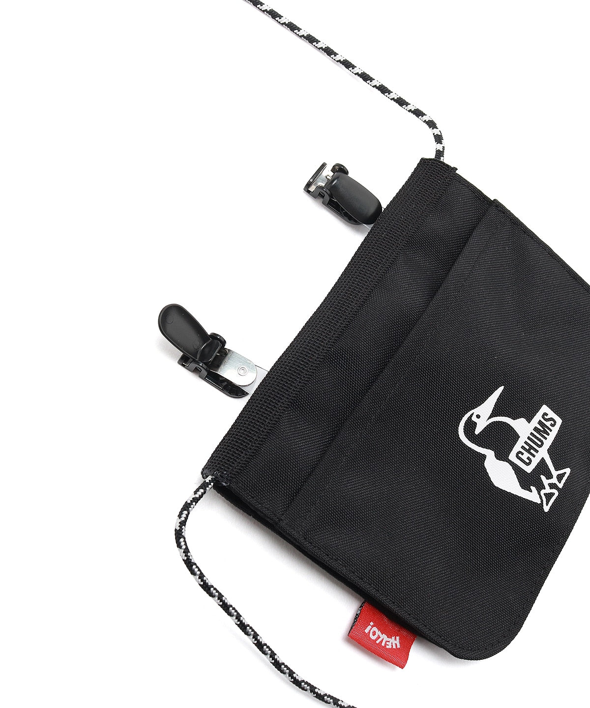 CHUMS RECYCLE ATTACHED POCKET SHOULDER POUCH - DULL BLUE