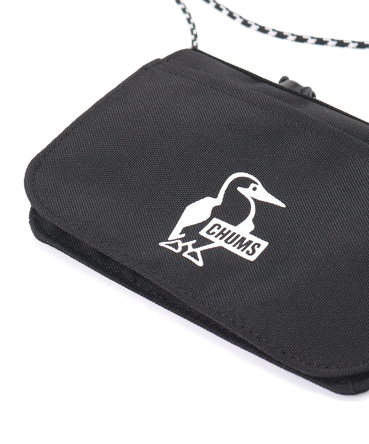 CHUMS RECYCLE ATTACHED POCKET SHOULDER POUCH - DULL BLUE