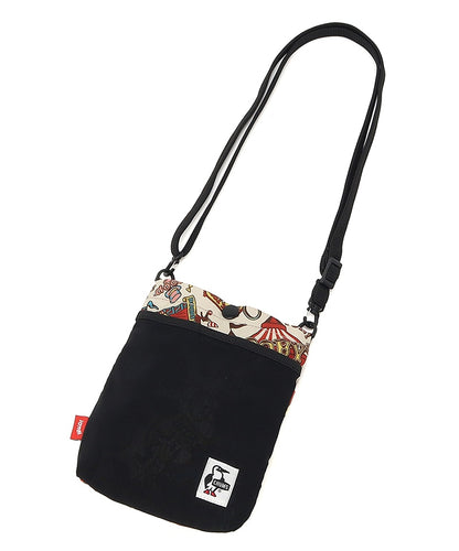 CHUMS RECYCLE MESH POCKET SHOULDER BAG - CIRCUS