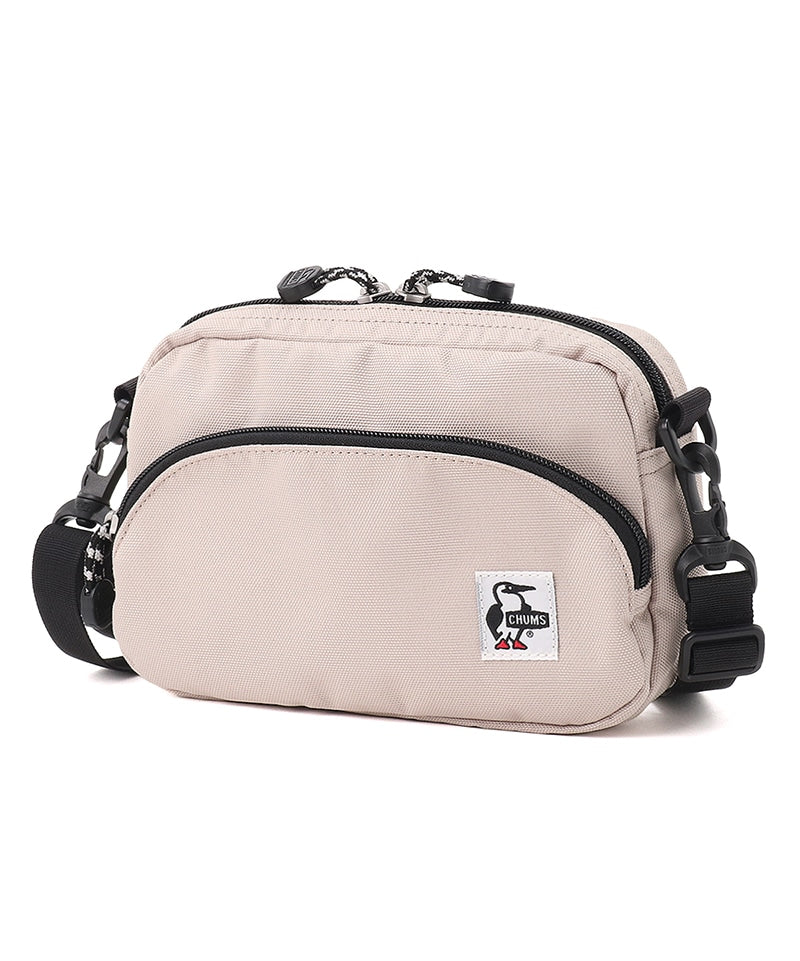 CHUMS RECYCLE SHOULDER POUCH - GREIGE