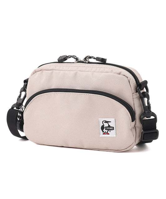 CHUMS RECYCLE SHOULDER POUCH - GREIGE