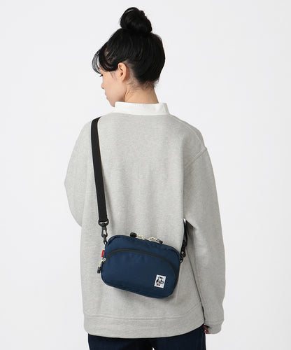 CHUMS RECYCLE SHOULDER POUCH - BLACK
