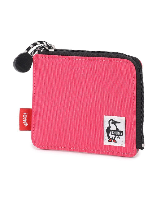 CHUMS RECYCLE L-SHAPED ZIP WALLET - PINK