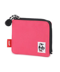 CHUMS RECYCLE L-SHAPED ZIP WALLET - PINK