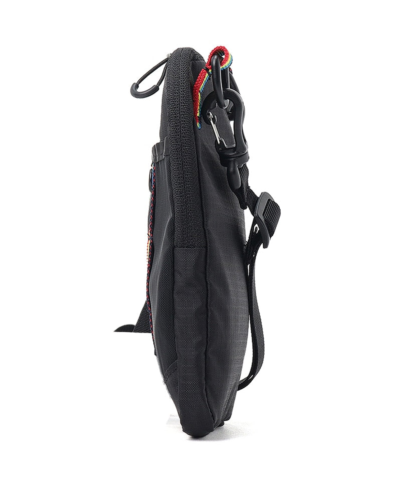 CHUMS SPRING DALE MINI SHOULDER BAG - BLACK RAINBOW