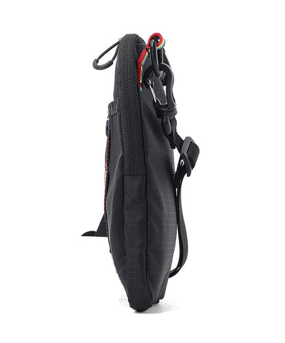 CHUMS SPRING DALE MINI SHOULDER BAG - BLACK RAINBOW