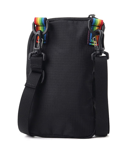 CHUMS SPRING DALE MINI SHOULDER BAG - BLACK RAINBOW