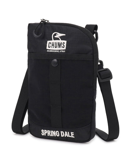 CHUMS SPRING DALE MINI SHOULDER BAG - BLACK WHITE