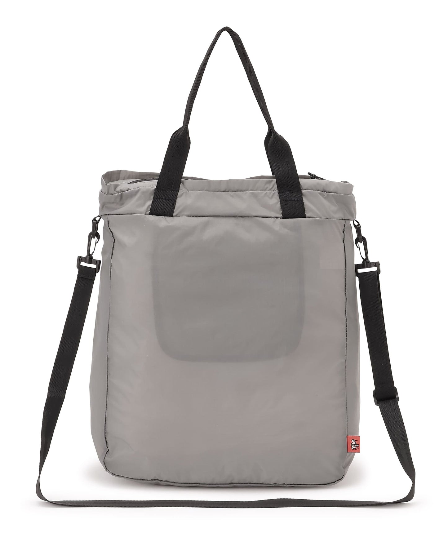 CHUMS PACKABLE 2WAY TOTE BAG - BLACK