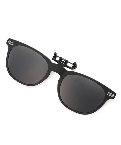 CHUMS CLIP-ON SUNGLASSES MATT BLACK