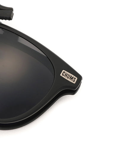 CHUMS CLIP-ON SUNGLASSES MATT BLACK