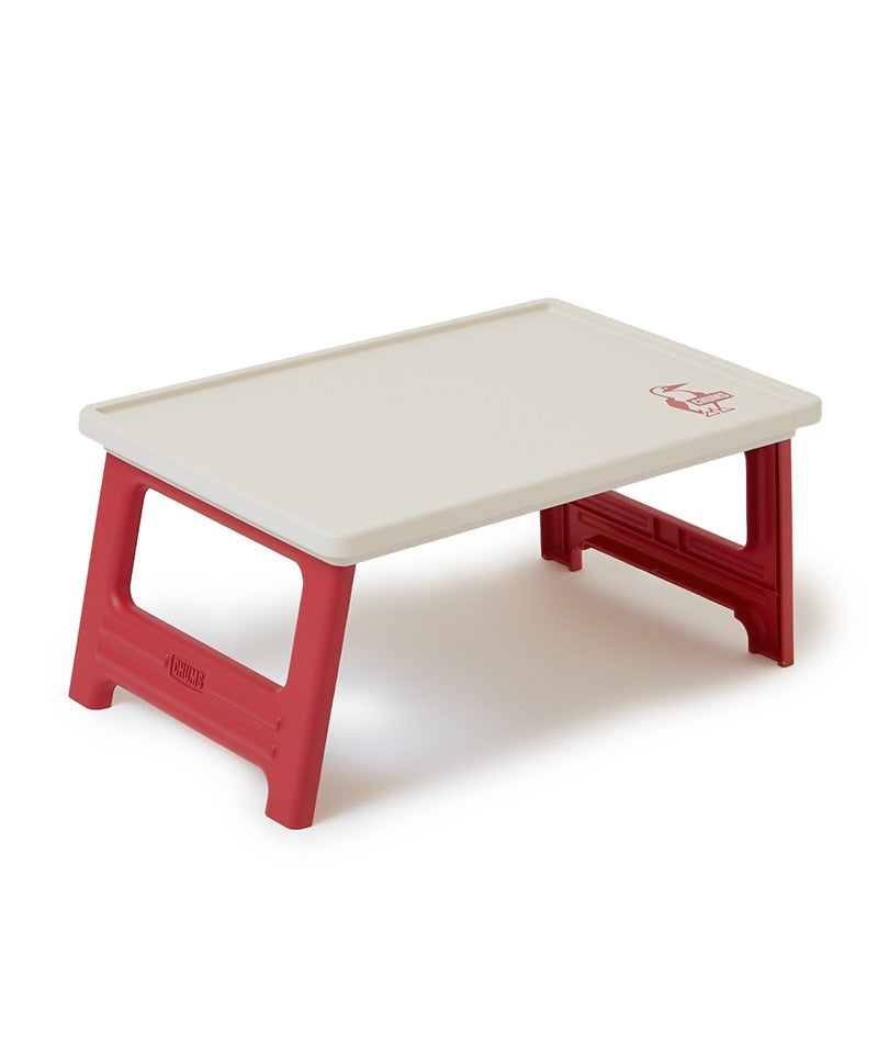CHUMS PICNIC TABLE WITH FOLDING CONTAINER TOP - RED