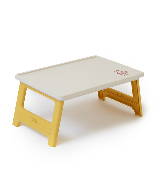 CHUMS PICNIC TABLE WITH FOLDING CONTAINER TOP - YELLOW
