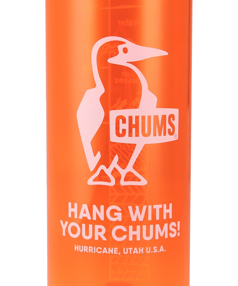 CHUMS BOOBY BOTTLE 600ML - CLEAR PINK