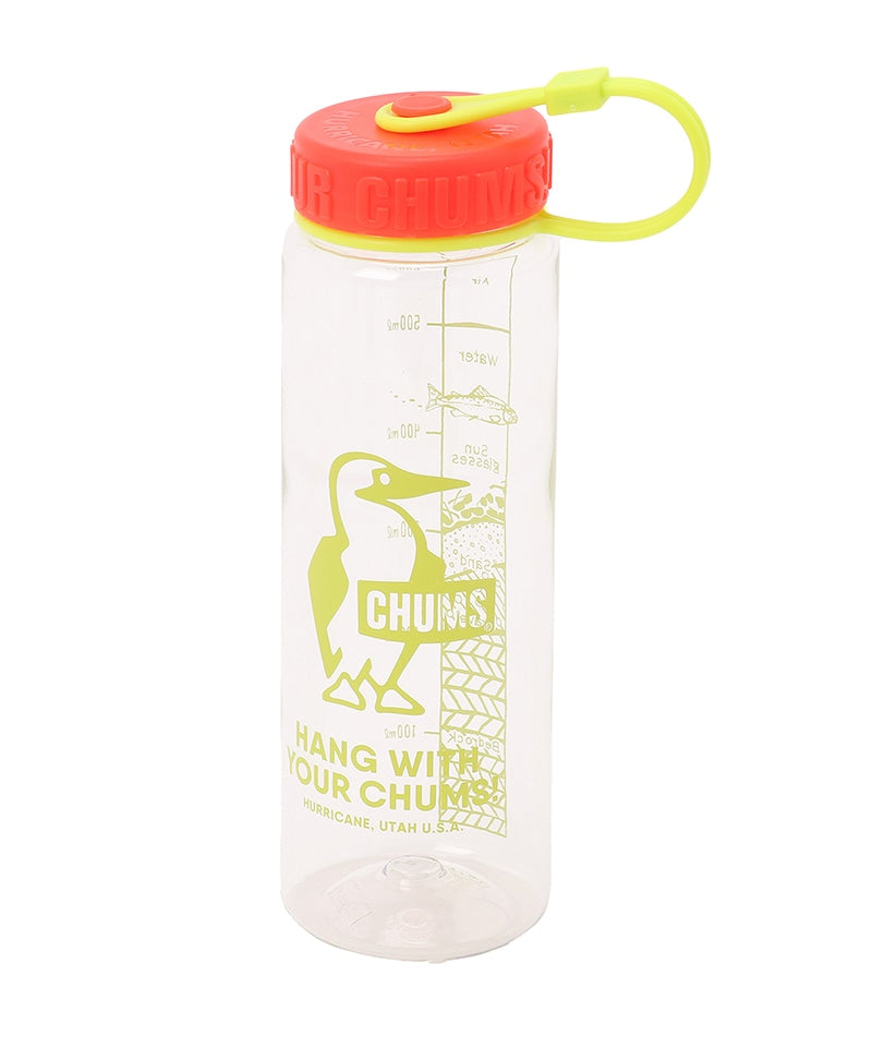 CHUMS BOOBY BOTTLE 600ML - CLEAR RED