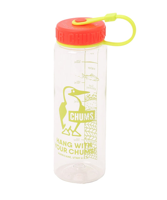 CHUMS BOOBY BOTTLE 600ML - CLEAR RED