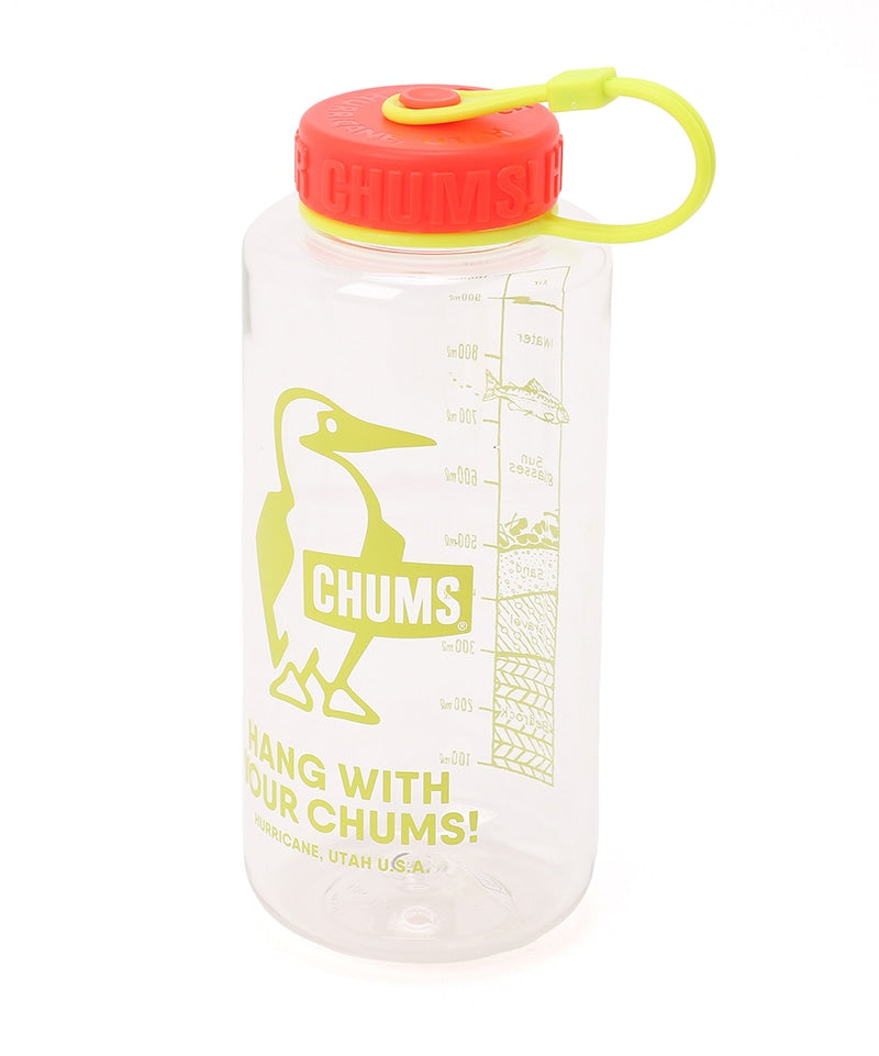 CHUMS BOOBY BOTTLE 1000ML - CLEAR RED