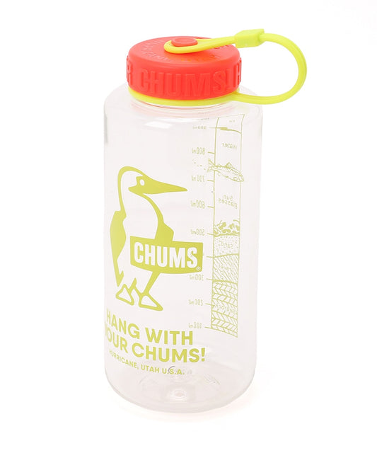CHUMS BOOBY BOTTLE 1000ML - CLEAR RED