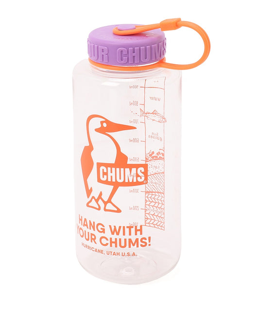 CHUMS BOOBY BOTTLE 1000ML - CLEAR PURPLE