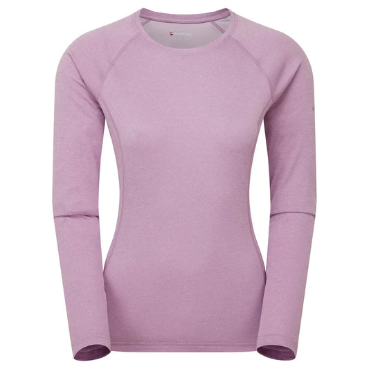 MONTANE WOMEN'S DART LONG SLEEVE T-SHIRT - PINK CLAY