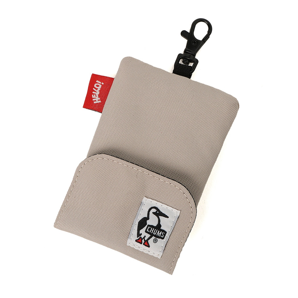 CHUMS RECYCLE RETRACTOR KEY HOLDER - GREIGE