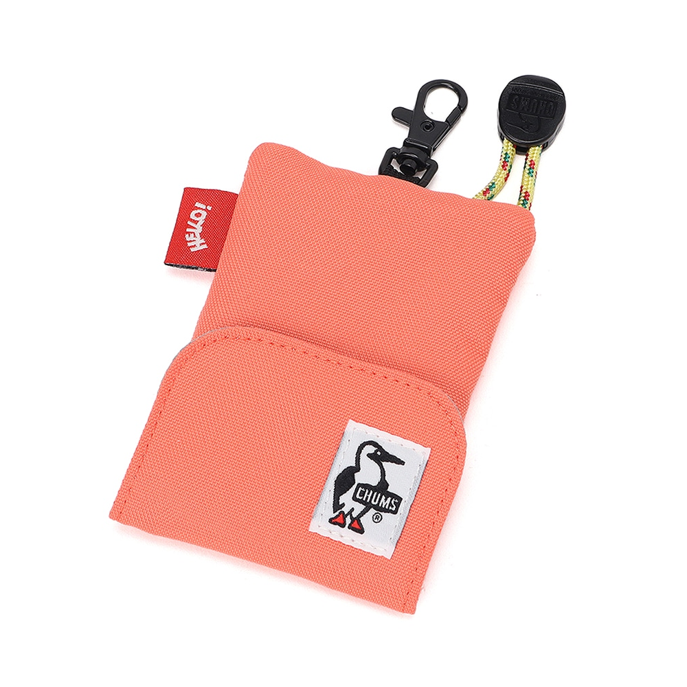 CHUMS RECYCLE RETRACTOR KEY HOLDER - CORAL ORANGE