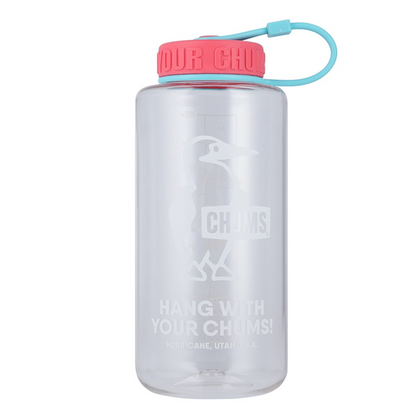 CHUMS BOOBY BOTTLE 1000ML - CLEAR PINK