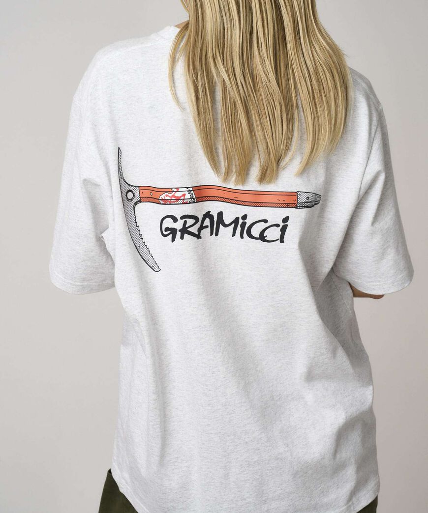 GRAMICCI ICE AXE TEE HEATHER ASH