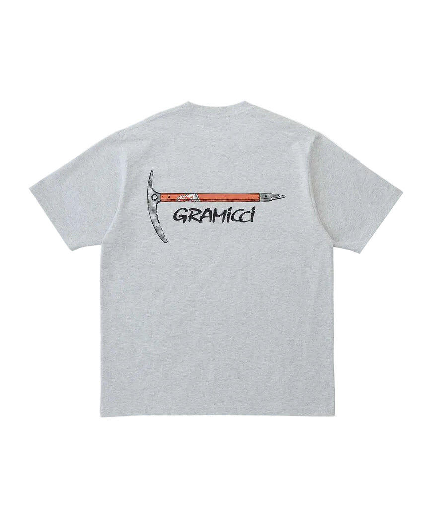 GRAMICCI ICE AXE TEE HEATHER ASH
