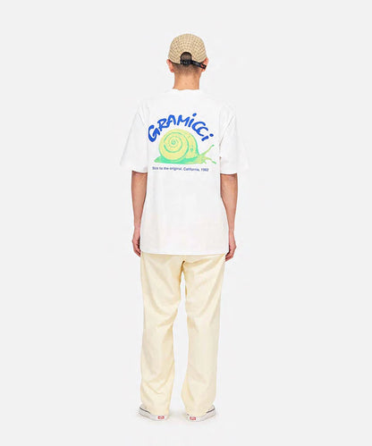 GRAMICCI SNAIL TEE WHITE
