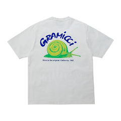 GRAMICCI SNAIL TEE WHITE