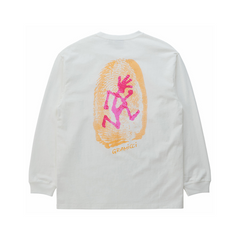 GRAMICCI THUMBPRINT LS TEE WHITE