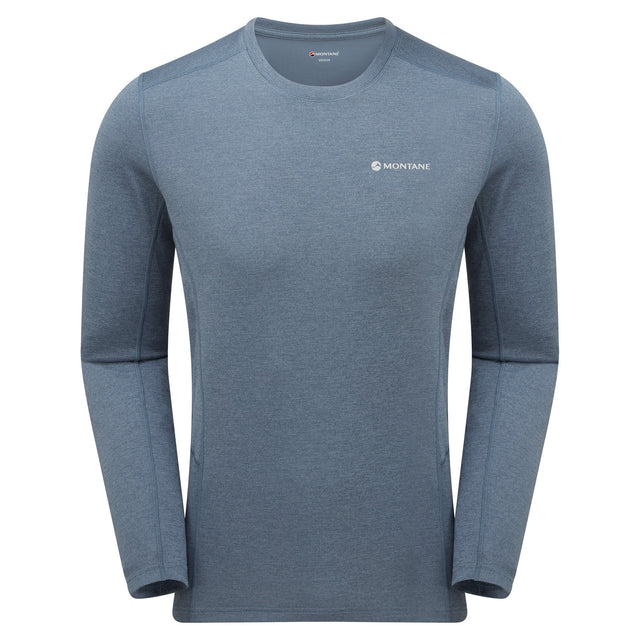 MONTANE MEN'S DART LONG SLEEVE T-SHIRT - STONE BLUE