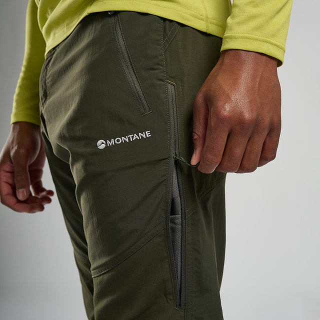 MONTANE MEN'S TERRA PANTS REG LEG - OAK GREEN