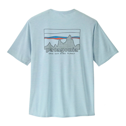 Jual Patagonia M'S Cap Cool Daily Graphic Shirt - '73 Skyline: Fleck Blue Terbaru Dan Harga Termurah