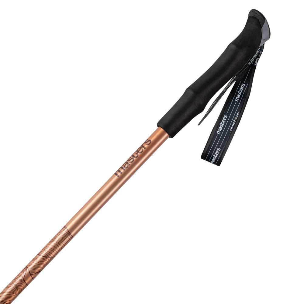 MASTERS HIKER ANTISHOCK CSS POLES - COPPER / BROWN