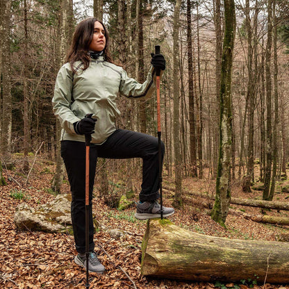 MASTERS HIKER ANTISHOCK CSS POLES - COPPER / BROWN