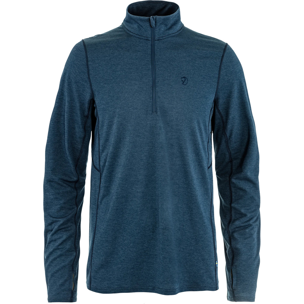 FJÄLLRÄVEN ABISKO DAY HIKE HALF ZIP M - INDIGO BLUE