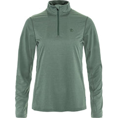 FJÄLLRÄVEN ABISKO DAY HIKE HALF ZIP W - PATINA GREEN