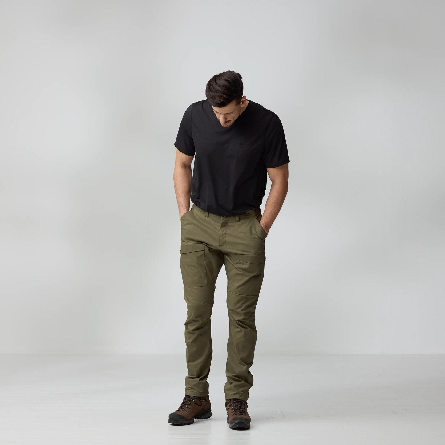 FJÄLLRÄVEN ABISKO HYBRID TRAIL TRS M - SUEDE BROWN