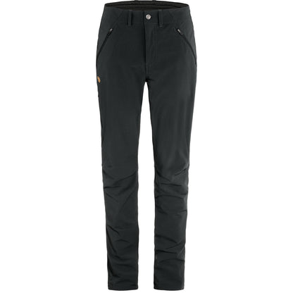 FJÄLLRÄVEN ABISKO TRAIL STRETCH TROUSERS W - BLACK